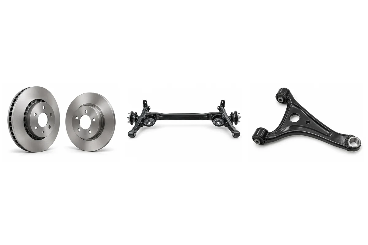 Dolphin Brakes & Rear Suspension Selection component reference