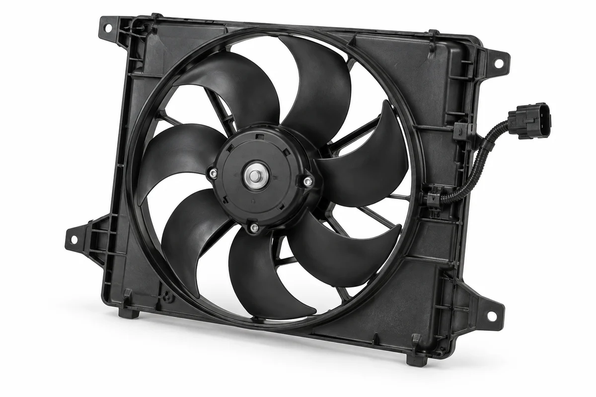 BYD Seal cooling fan assembly — component illustration