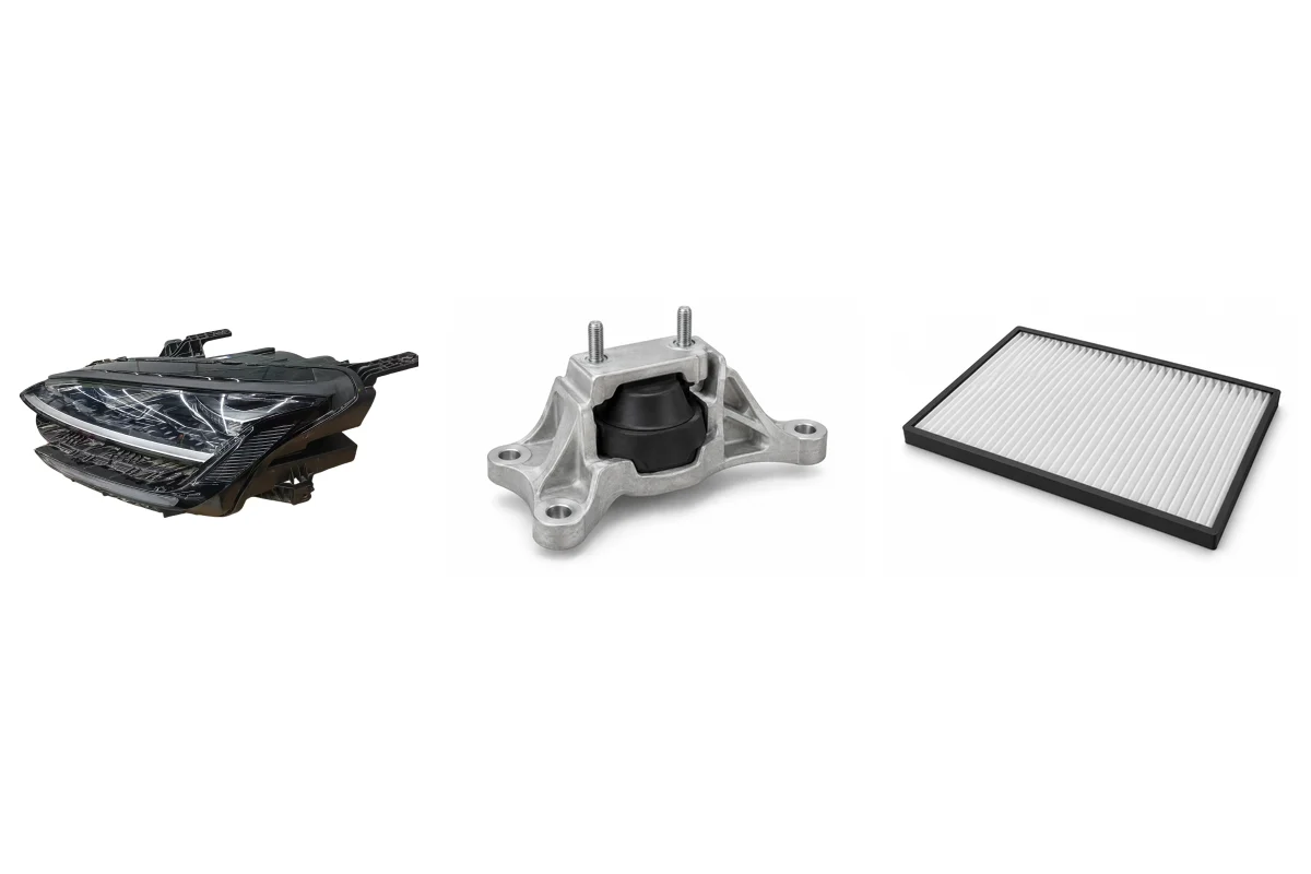 headlights, powertrain mount, cabin air filter for Song Plus assembly identification