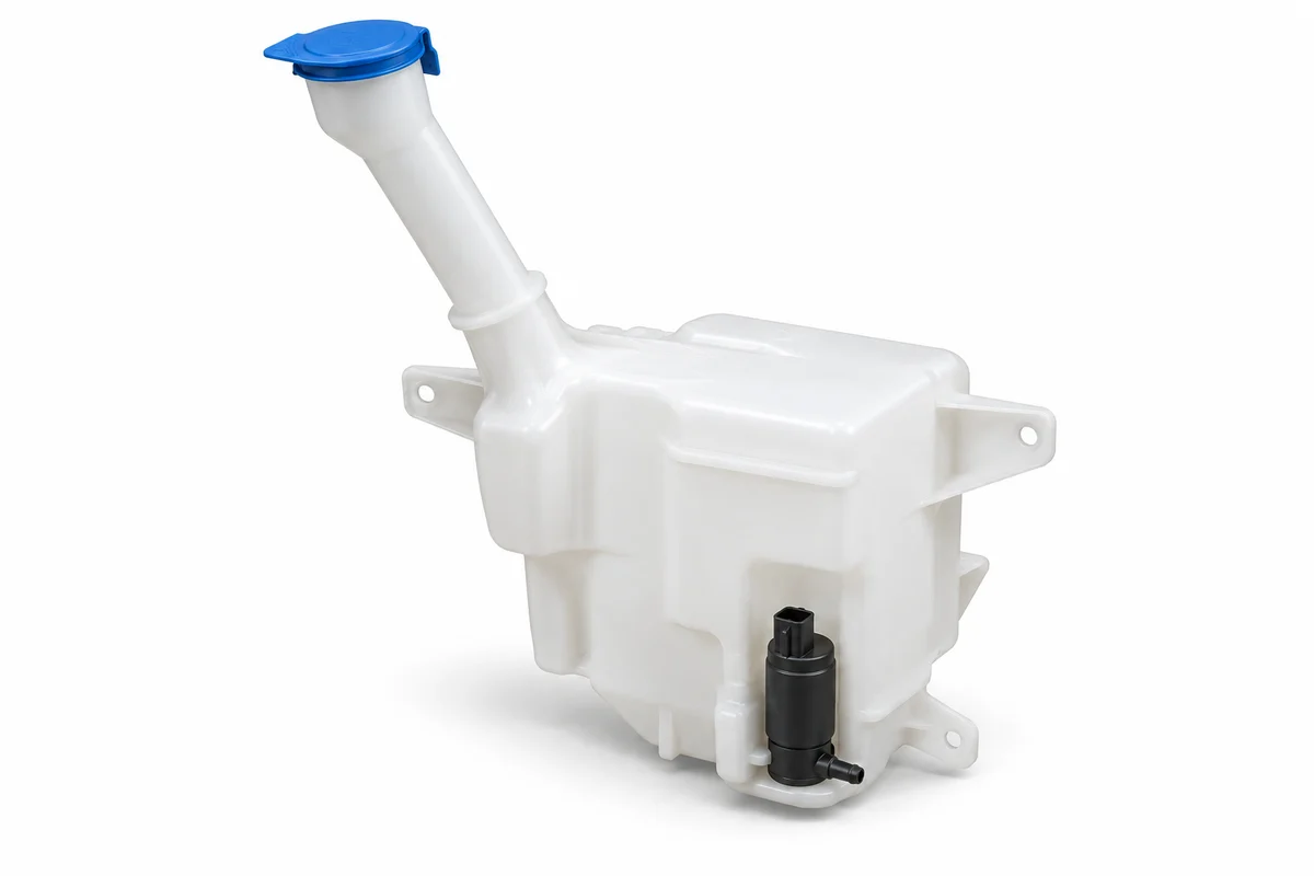 Arrizo 5 / Pro sedan body/equipment assembly-type reference; other numbered bodies remain separate: washer reservoir