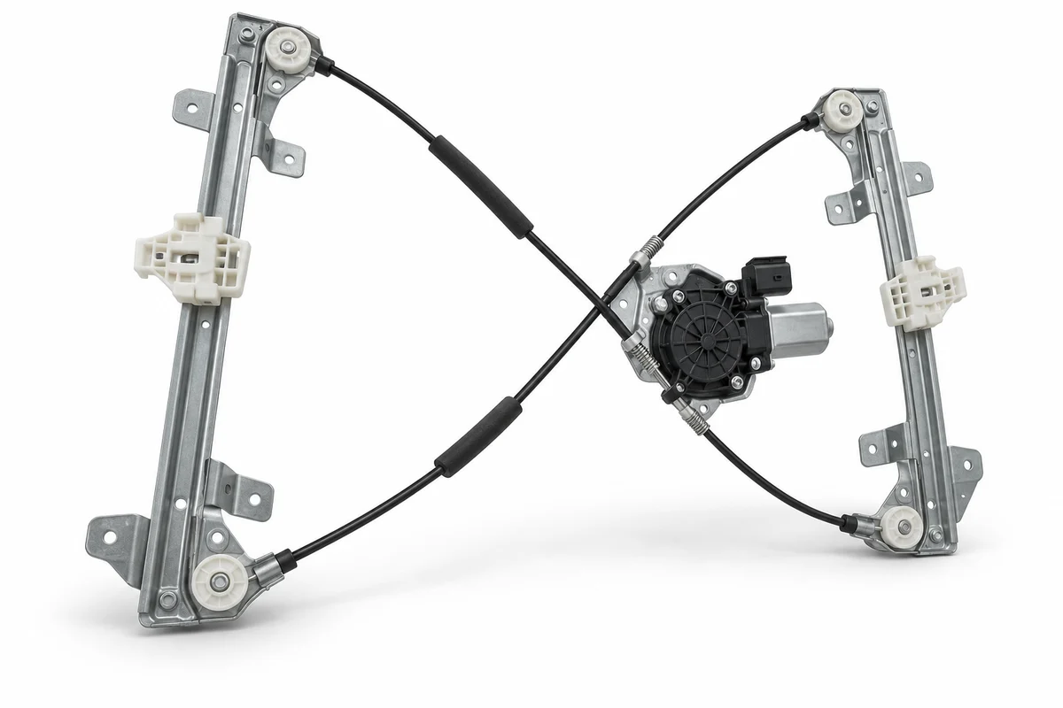 Arrizo 5 / Pro sedan body/equipment assembly-type reference; other numbered bodies remain separate: window regulator