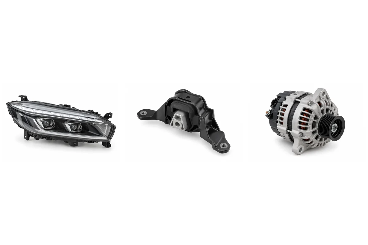 headlights, transmission mount, alternator for Tiggo 8 assembly comparison