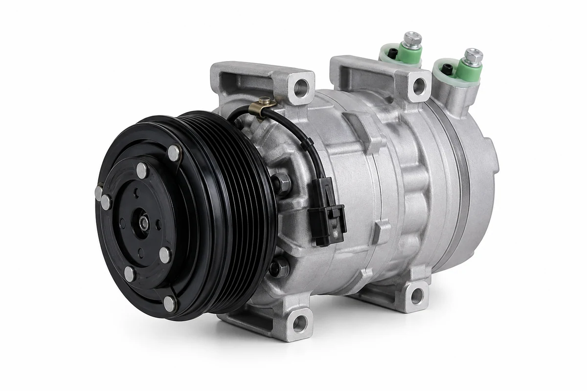 Hyundai Santa Fe A/C Compressor replacement part identification image