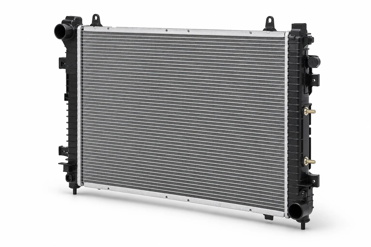 Nissan Navara Radiator replacement part identification image