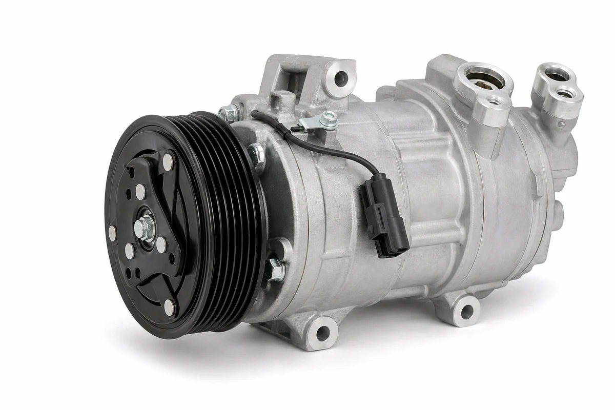 Nissan X-Trail A/C Compressor replacement part identification image