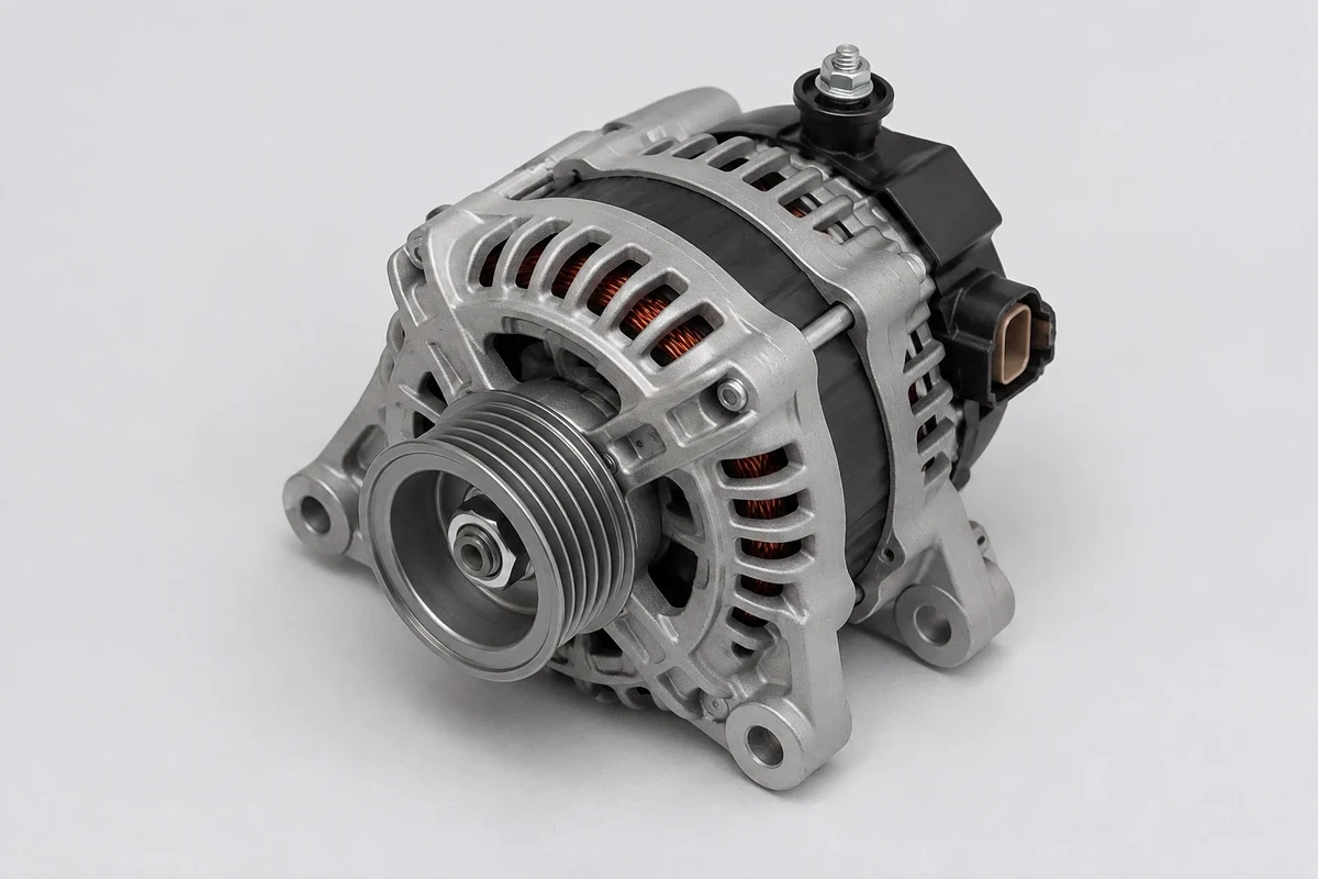 Alternator component illustration