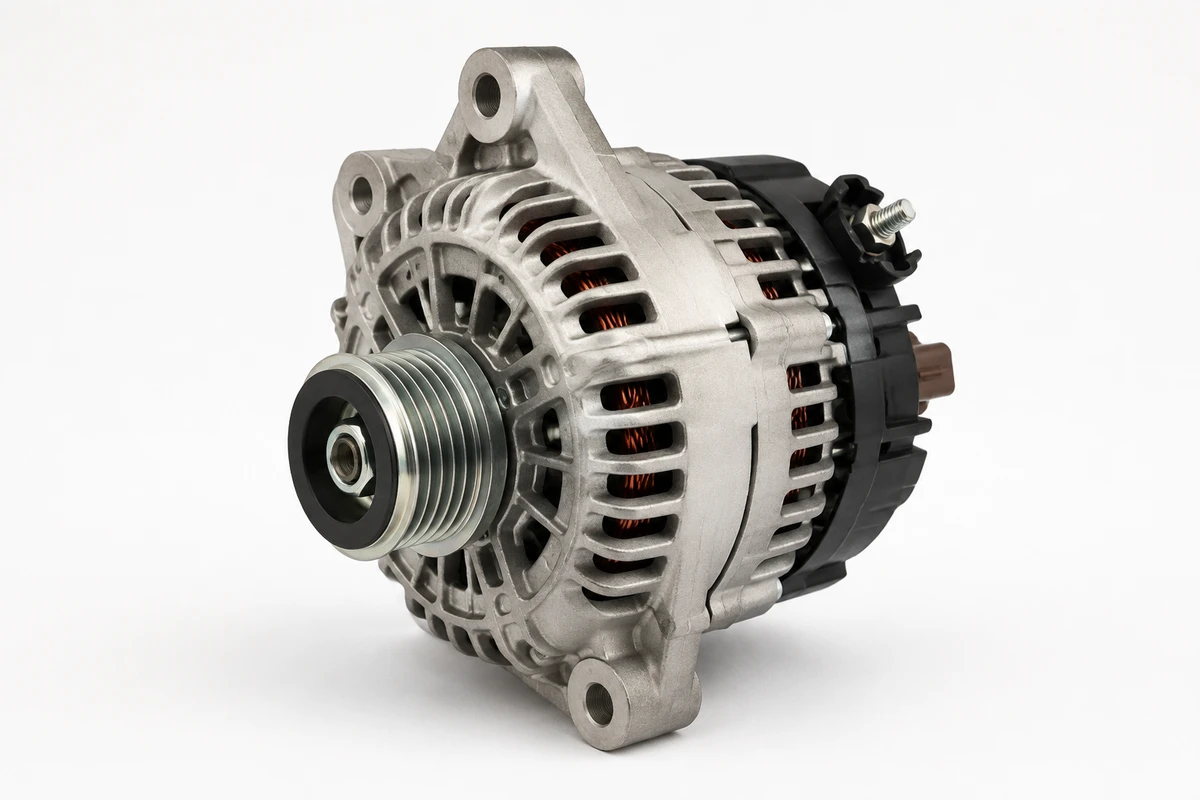 Hyundai Accent alternator identification image