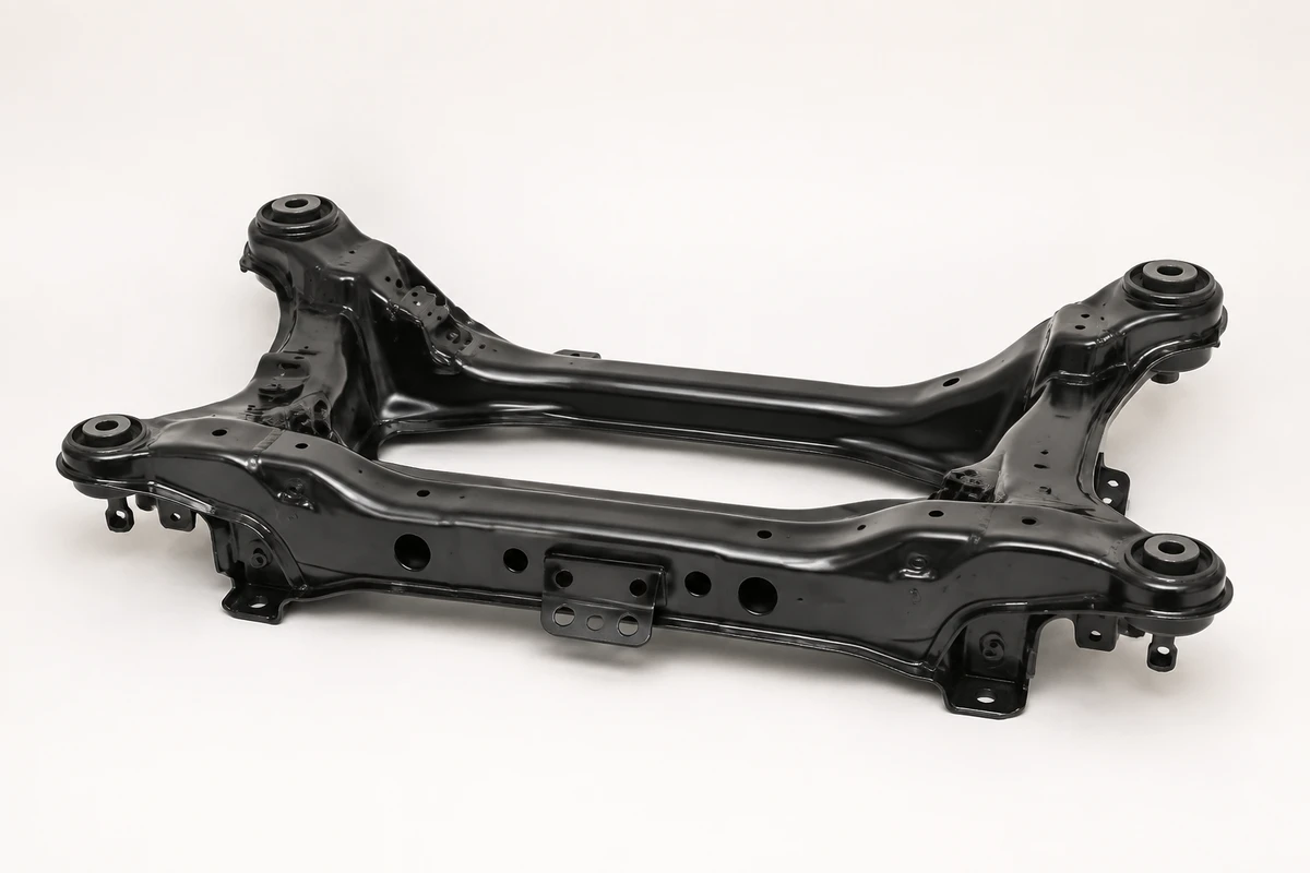 Hyundai Accent front subframe / crossmember identification image