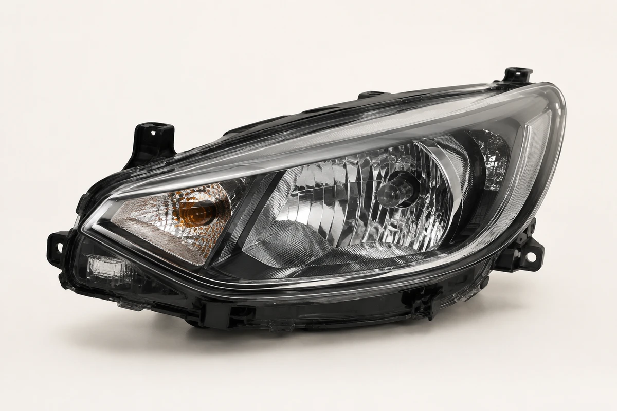 Hyundai Accent headlights identification image