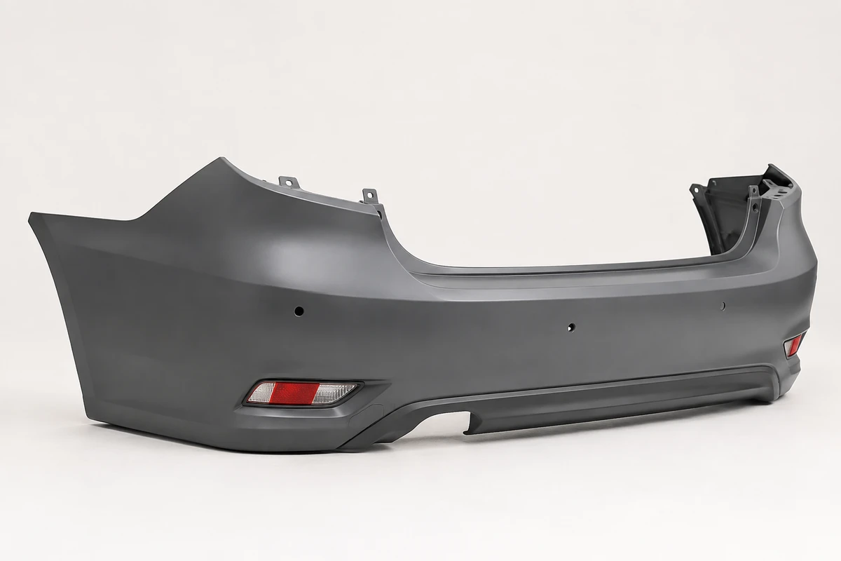 Hyundai Accent rear bumper identification image