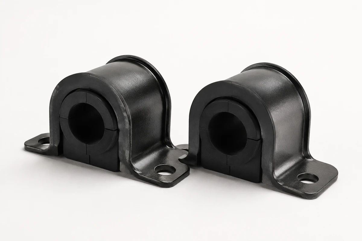 Hyundai Accent sway bar bushing identification image