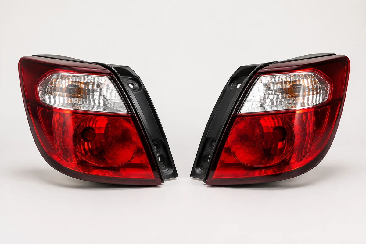 Hyundai Accent tail lights identification image
