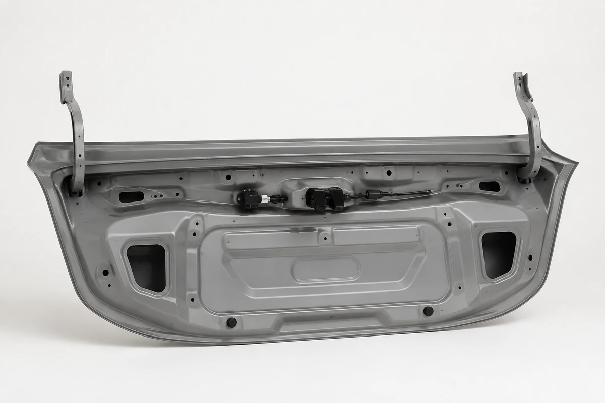Hyundai Accent trunk lid identification image