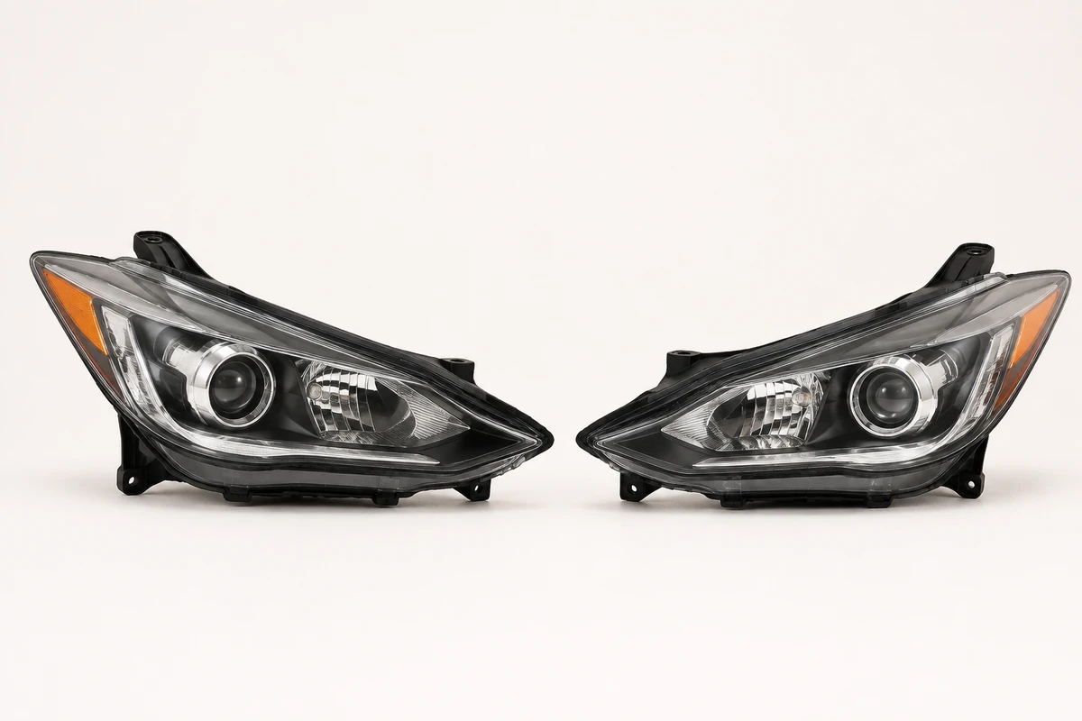 Hyundai Elantra headlights identification image