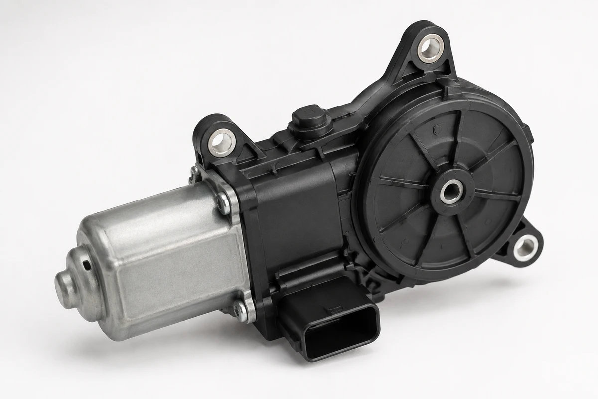 Hyundai Elantra parking brake actuator identification image