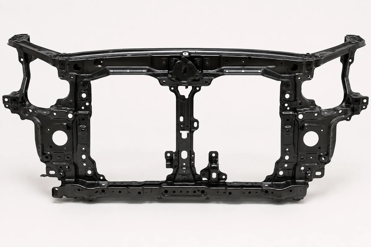 Hyundai Elantra radiator support / upper tie bar identification image