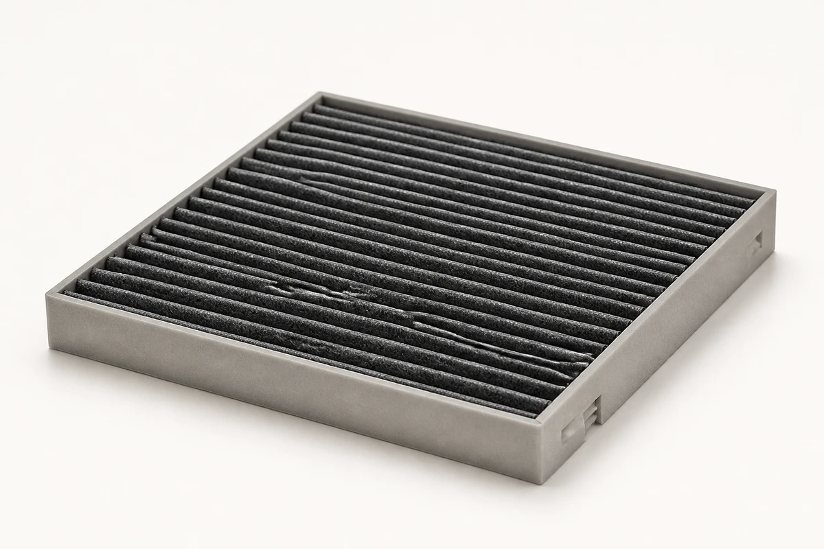 Hyundai Tucson cabin air filter identification image
