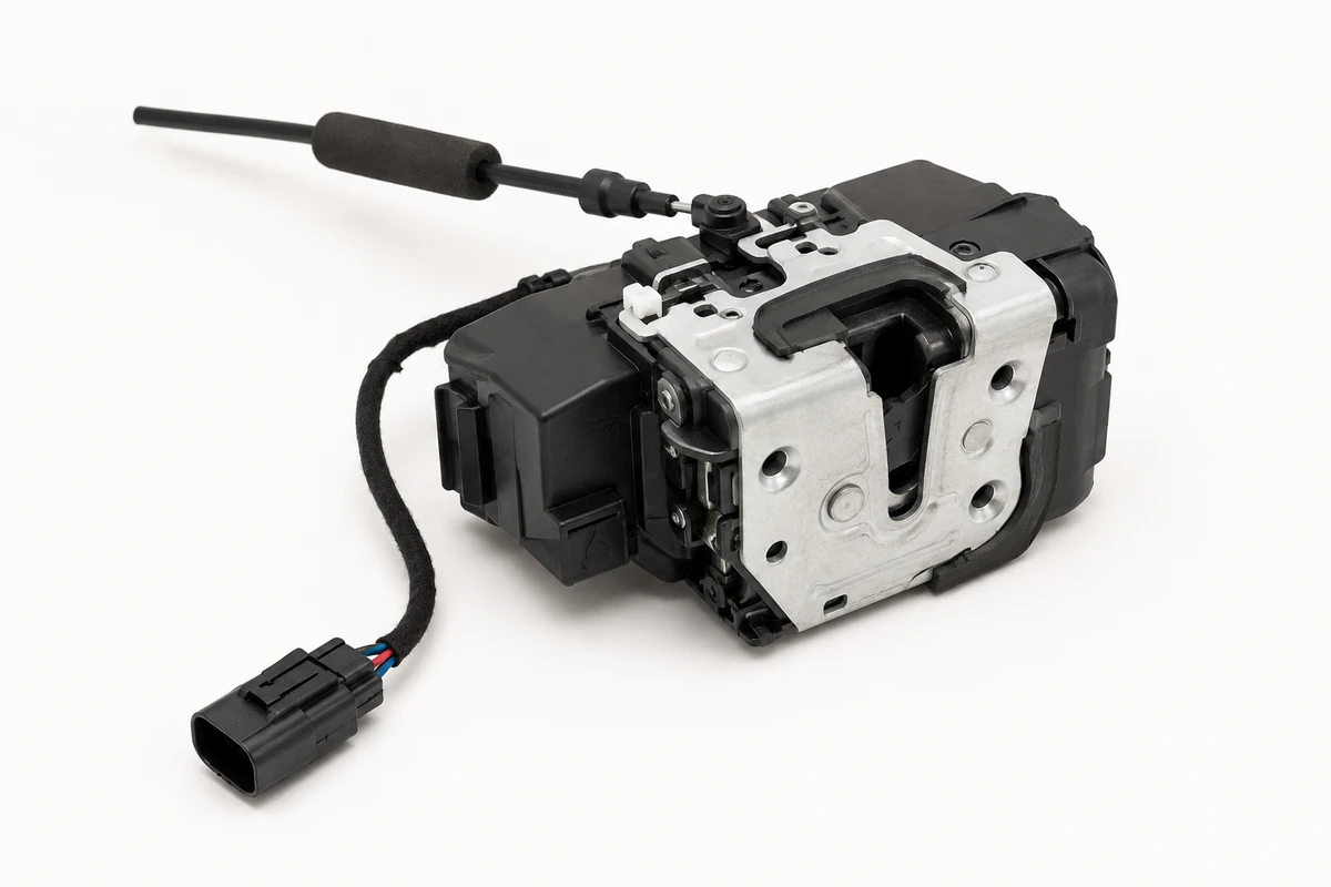 Hyundai Tucson door lock actuator / latch identification image
