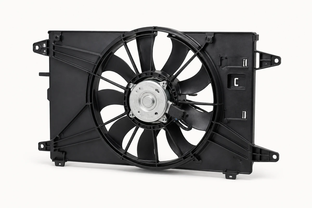 Hyundai Tucson radiator cooling fan identification image