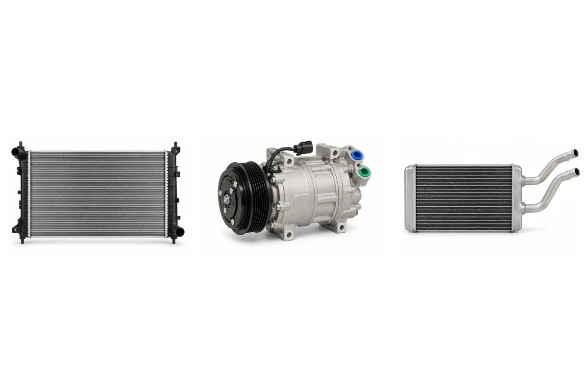 Kia Rio Cooling & Climate Circuits component reference