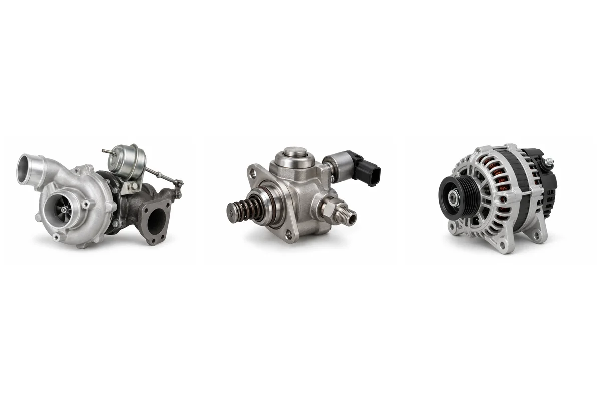 Kia Rio Engine, Fuel & Electrical Parts component reference