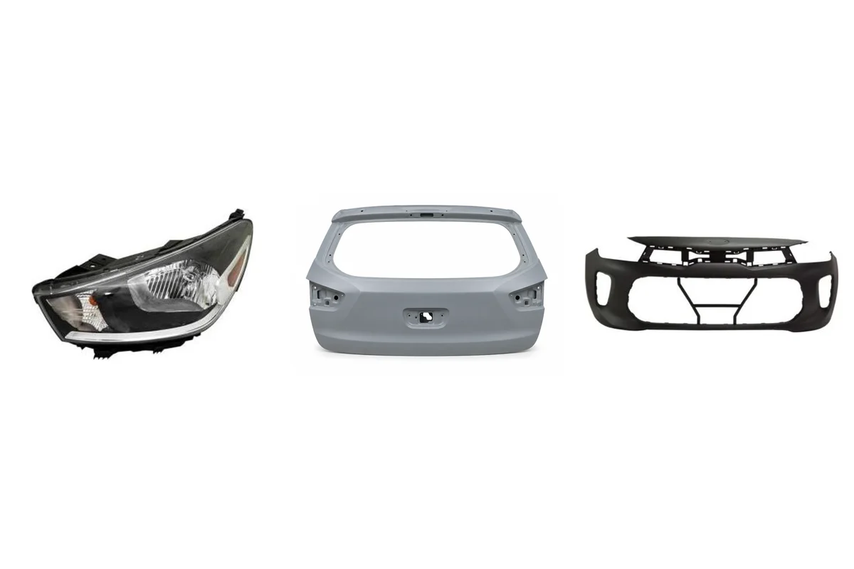 Kia Rio Generations, Bodies & Markets component reference
