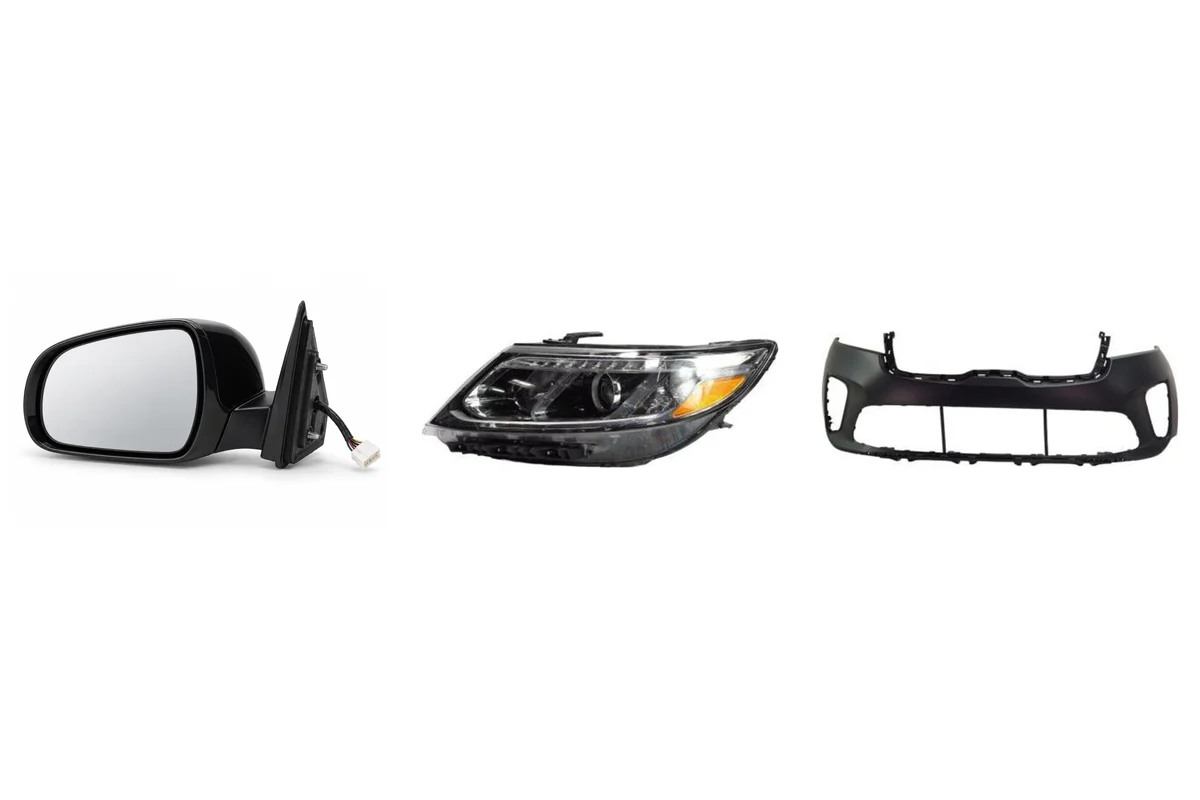 Kia Sorento Body, Lighting & Facelift Parts component reference