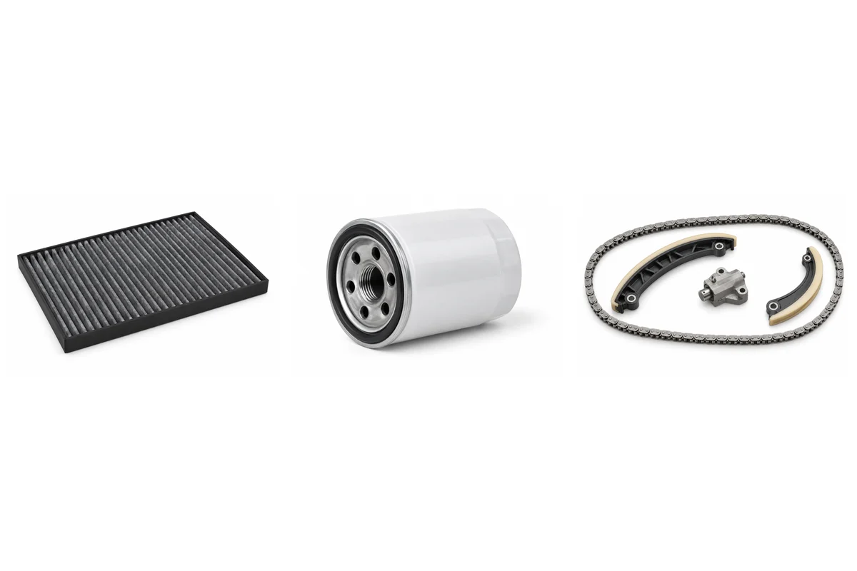 Kia Sorento Service Parts Selection component reference