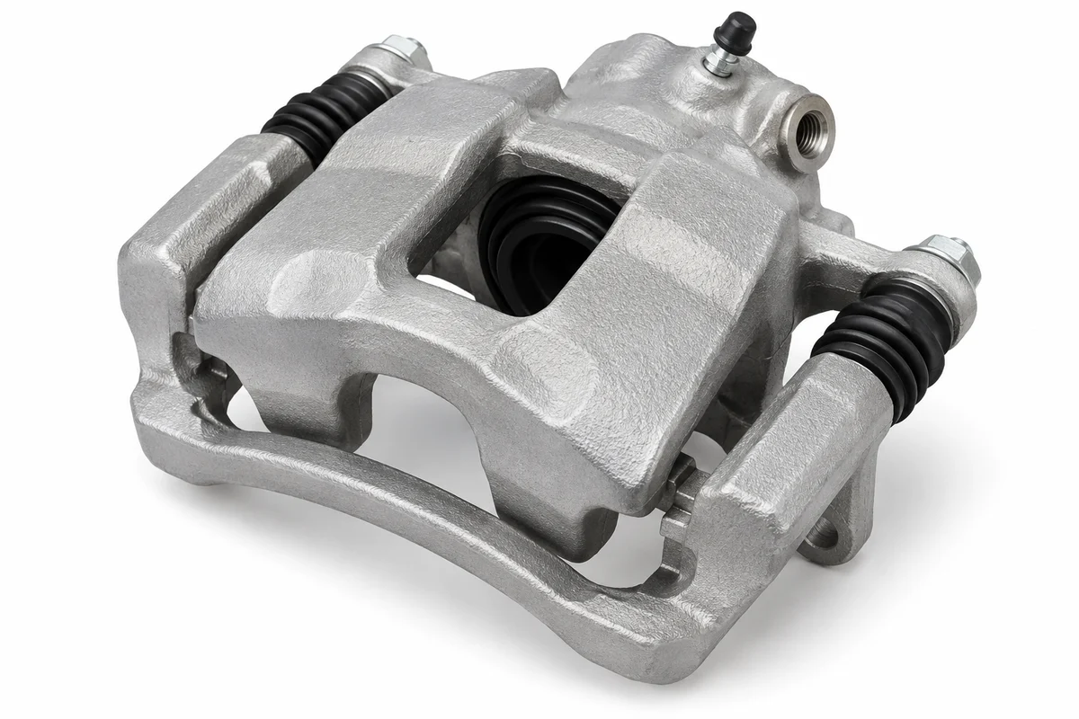 Front floating disc-caliper assembly type; not a rear EPB-equipped unit: brake caliper