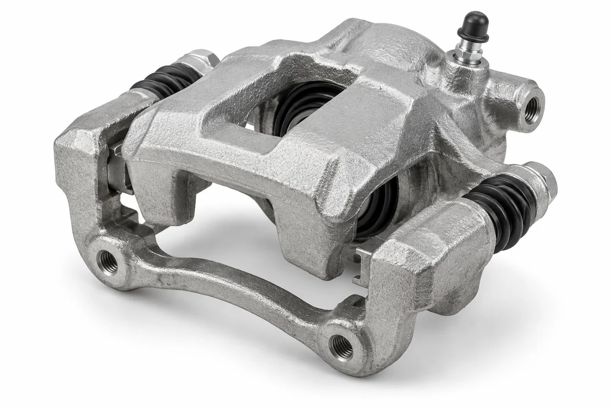 Front disc-caliper assembly type without an EPB motor: brake caliper