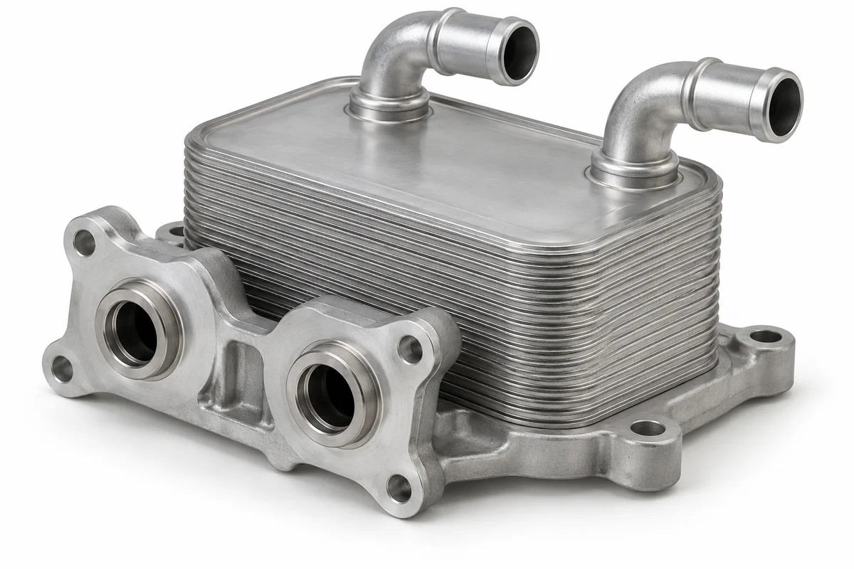 MG ZS SUV Engine Oil Cooler assembly type: engine oil cooler