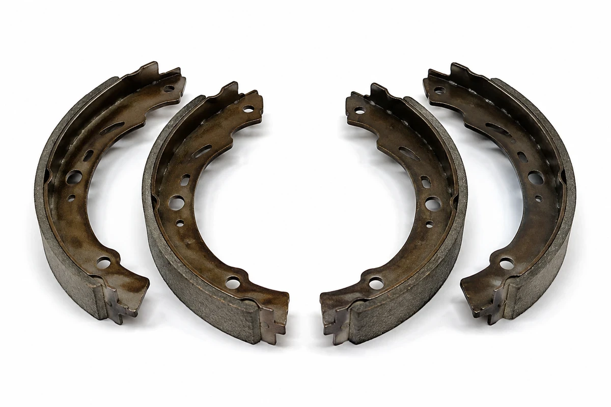 Representative brake shoes for a Nissan Navara parts inquiry