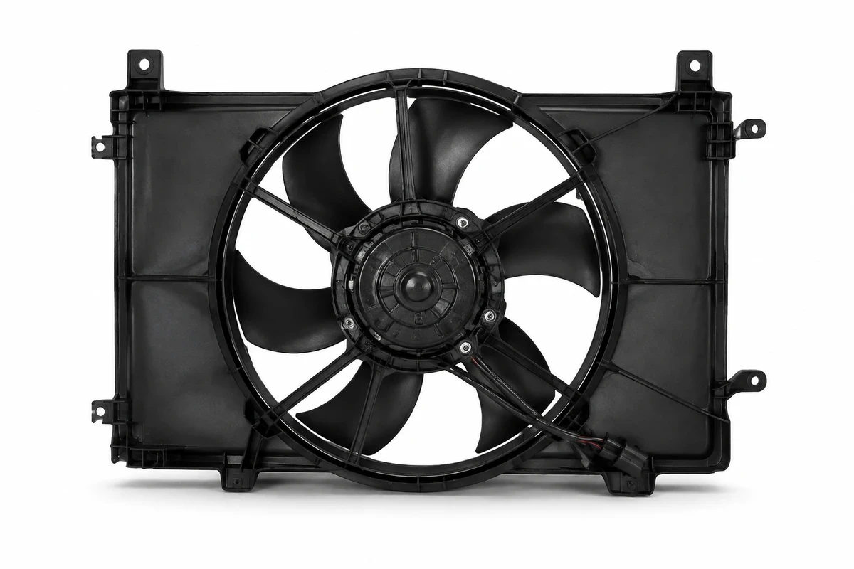 Representative radiator cooling fan for a Nissan Navara parts inquiry
