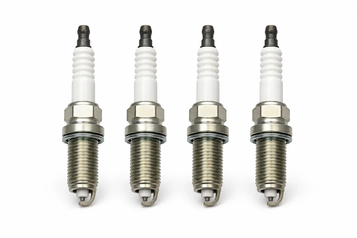 Representative spark plugs for a Nissan Navara parts inquiry