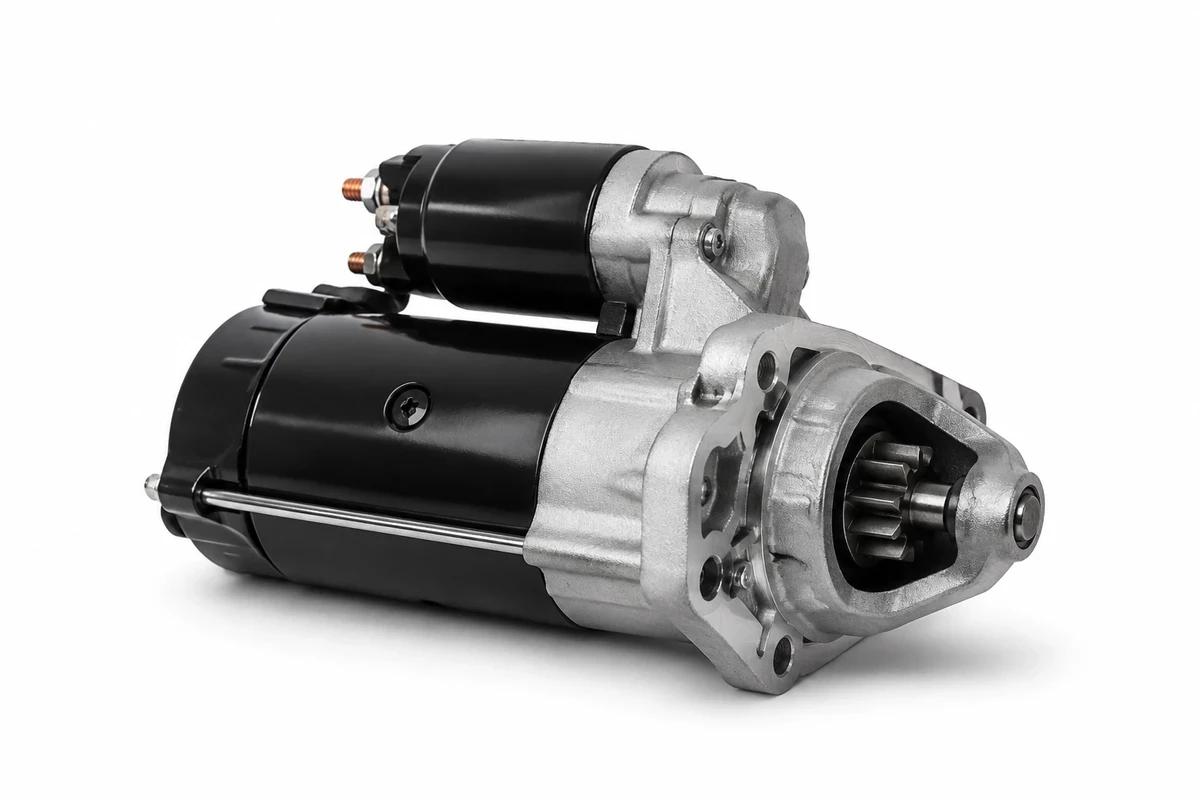 Representative starter motor for a Nissan Navara parts inquiry