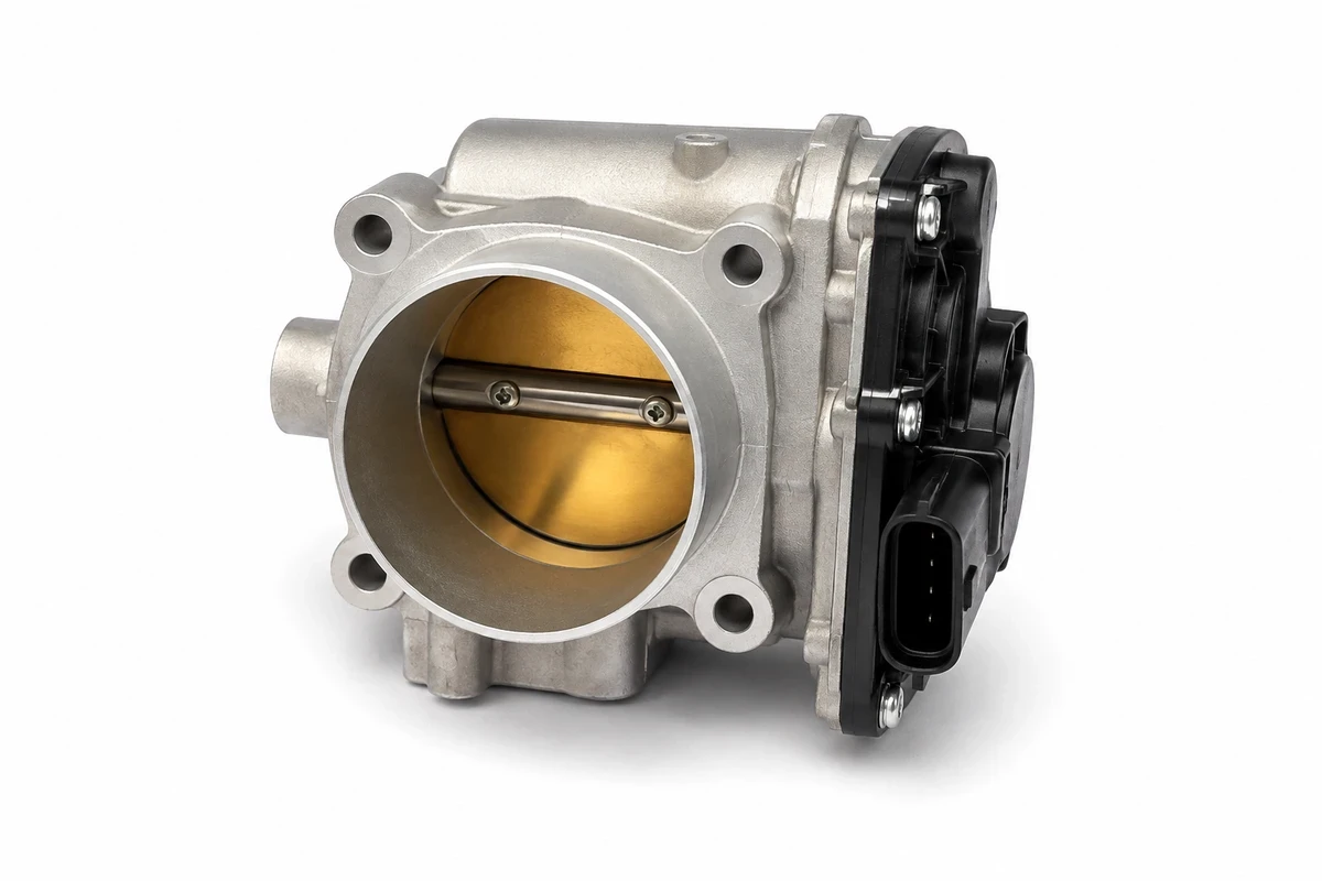 Representative throttle body for a Nissan Navara parts inquiry