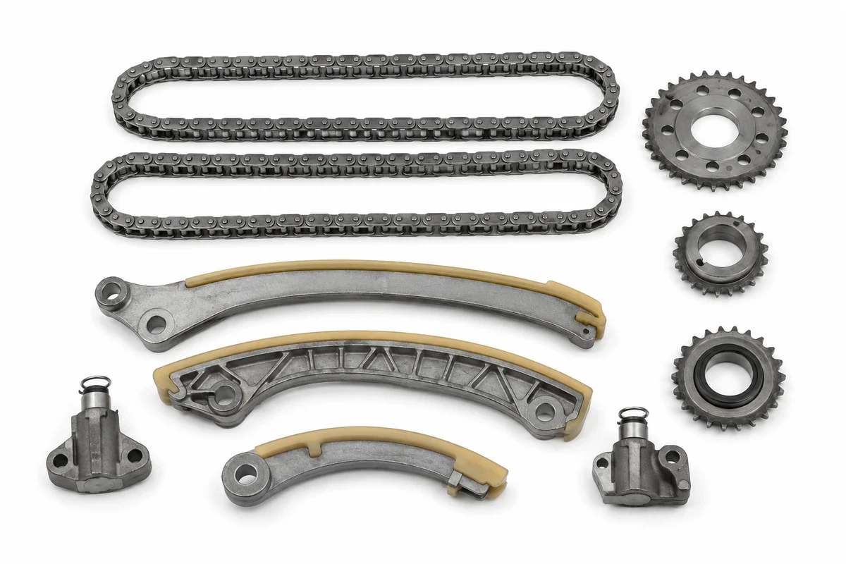Representative timing chain kit for a Nissan Navara parts inquiry