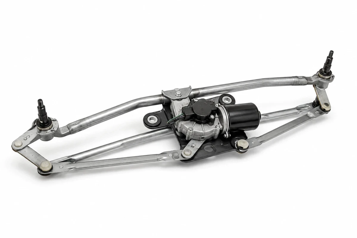 Representative wiper motor & linkage for a Nissan Navara parts inquiry