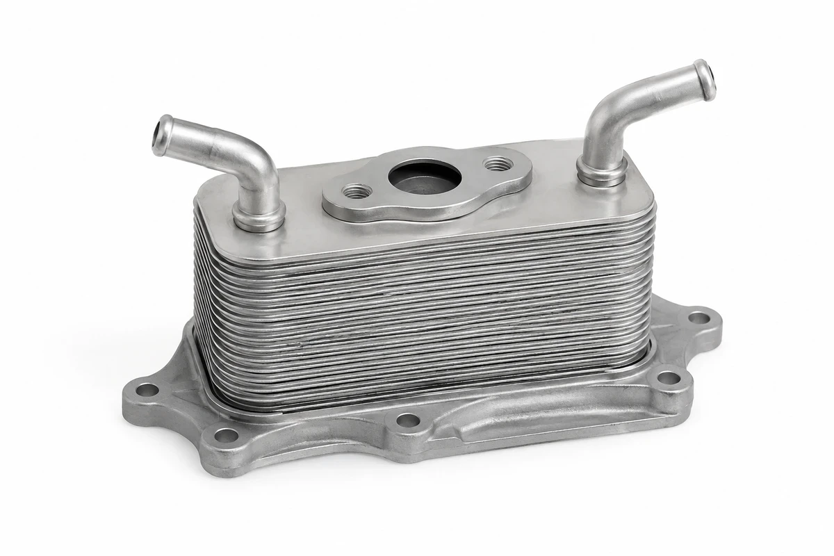 Representative oil cooler for a Nissan Patrol parts inquiry