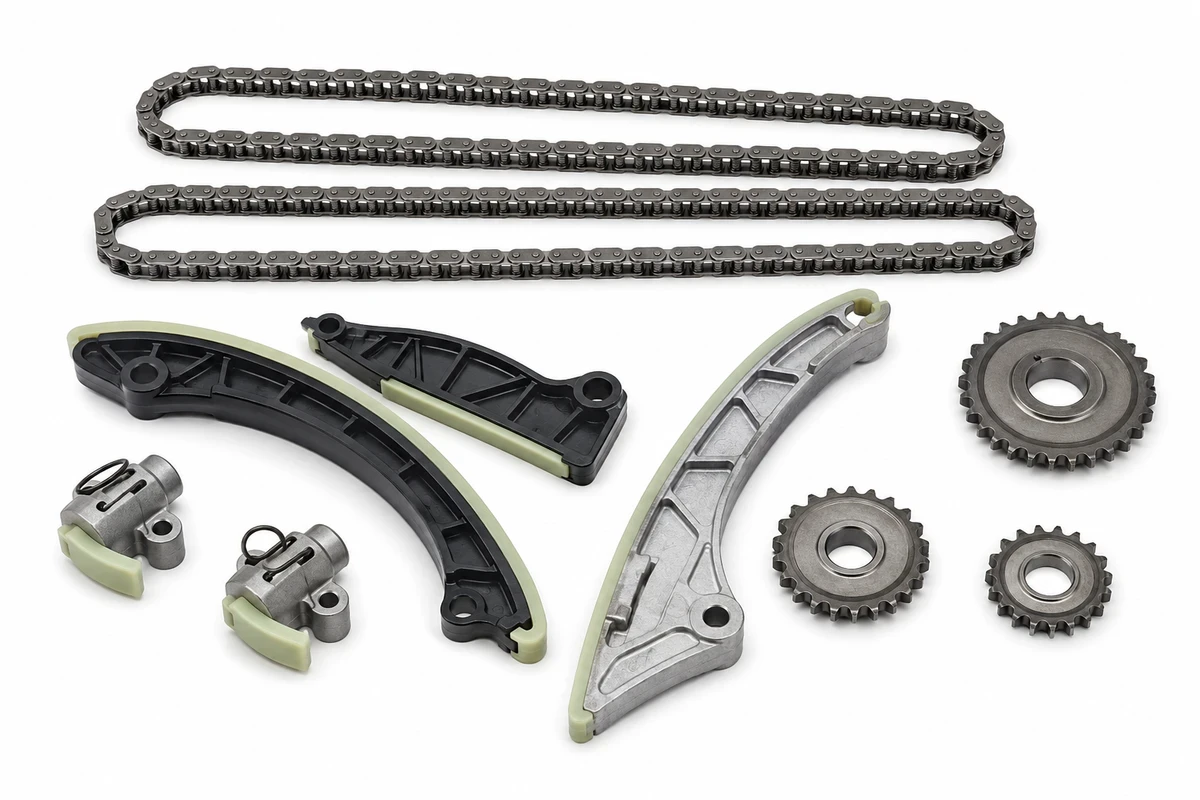 Representative timing chain kit for a Nissan Patrol parts inquiry