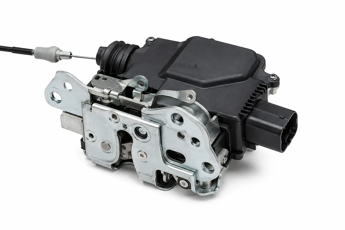 Representative door lock actuator / latch for a Nissan Sentra parts inquiry