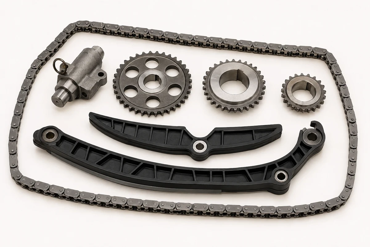 Representative timing chain kit for a Nissan Sentra parts inquiry