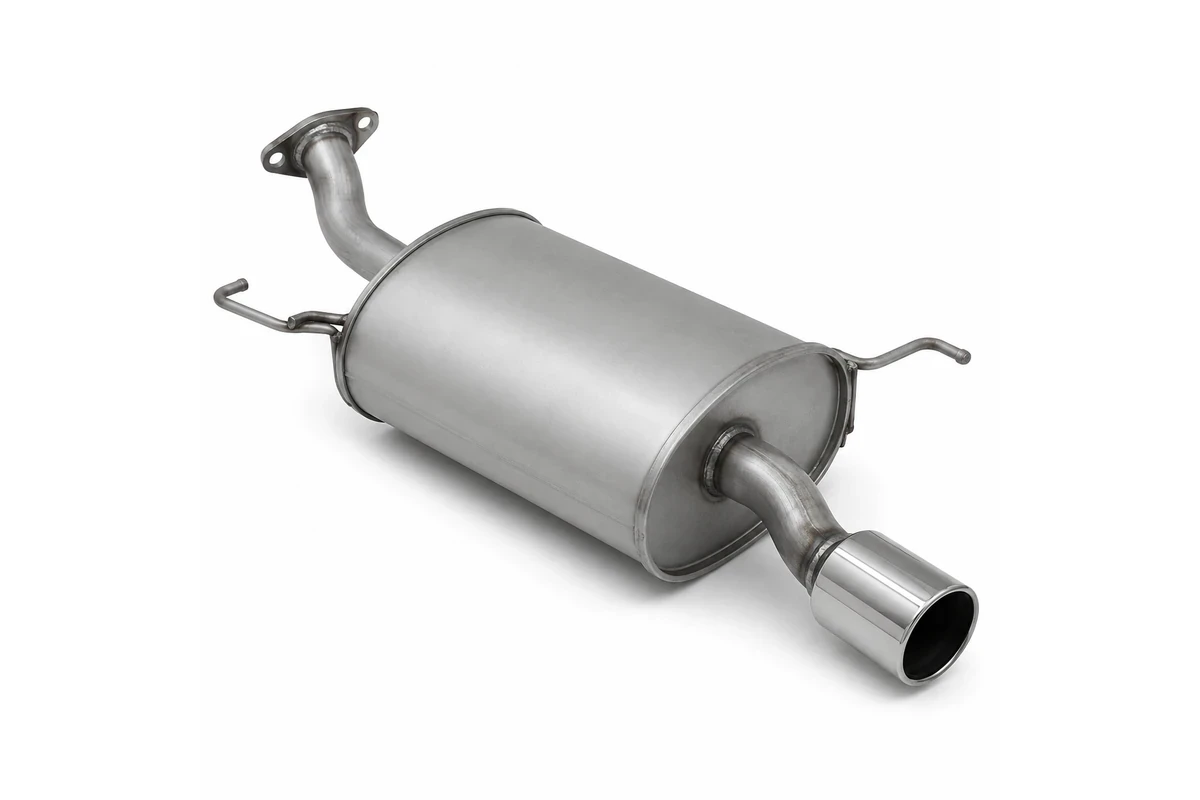 Representative exhaust muffler for a Nissan Sunny parts inquiry