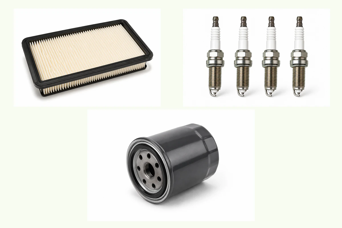 Representative Nissan X-Trail components for service & transmission packs