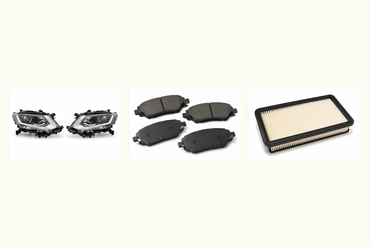 Representative Nissan X-Trail components for t30-t33 generation & market