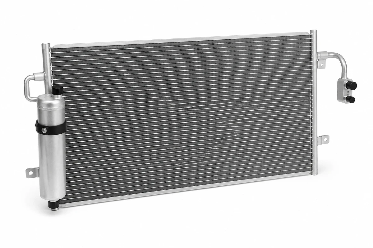 Nissan X-Trail a/c condenser identification image