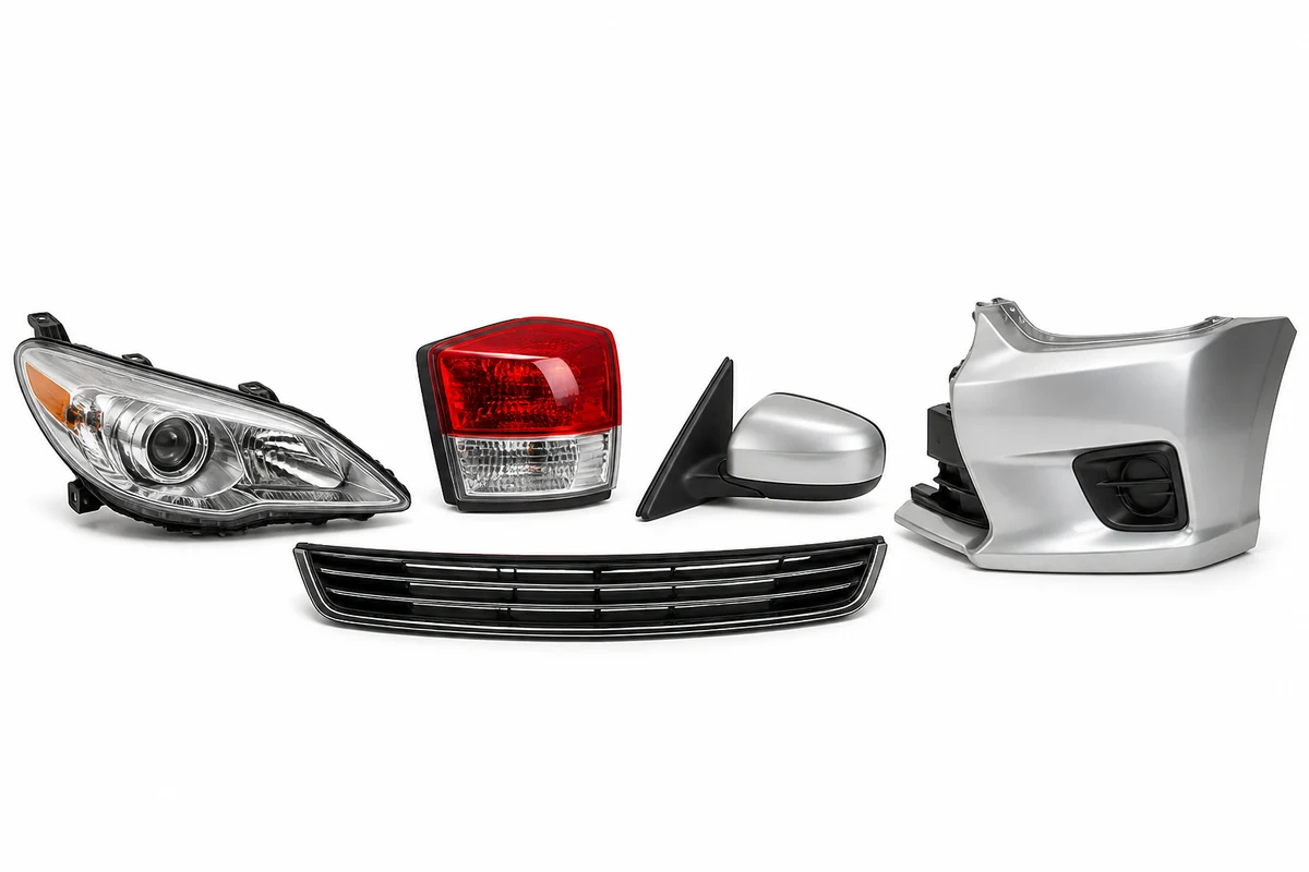 Toyota Corolla Body, Lighting & Facelift Parts Guide concrete automotive reference
