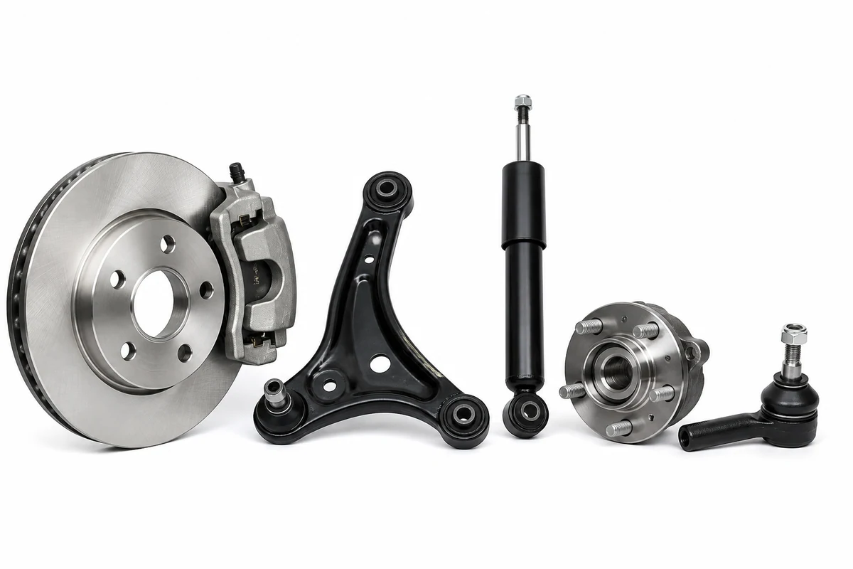 Toyota Corolla Brake, Suspension & Steering Parts Guide concrete automotive reference