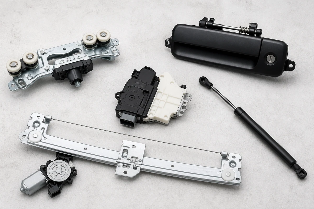 Hiace Cargo, Passenger, Commuter & Sliding Door Parts Guide visual guide