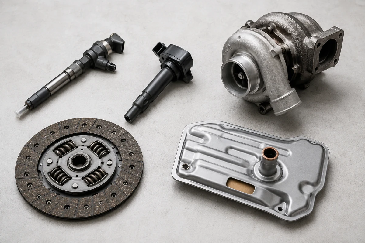 Toyota Hiace Diesel, Gasoline, Engine & Transmission Parts Guide visual guide
